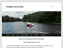 Tablet Screenshot of palatkayachtclub.org